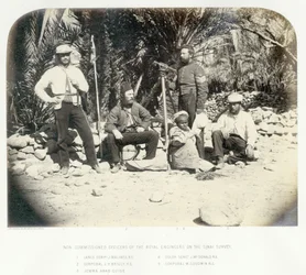 Non Commissioned Members of the Royal Engineers on the Sinai Survey, 1868